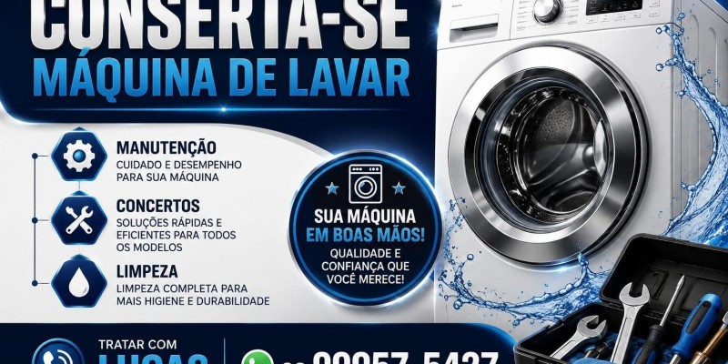 LUCAS CONSERTO DE MÁQUINAS DE LAVAR