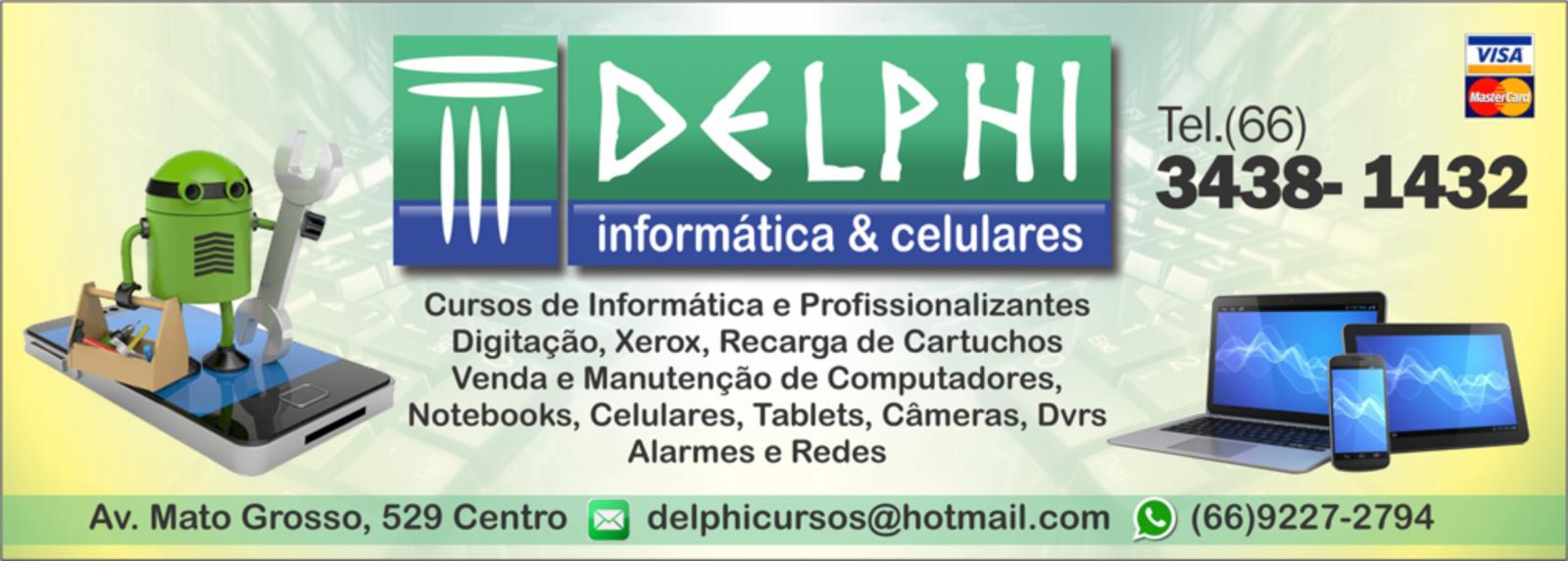 DELPHI CURSOS, INFORMÁTICA E CELULARES