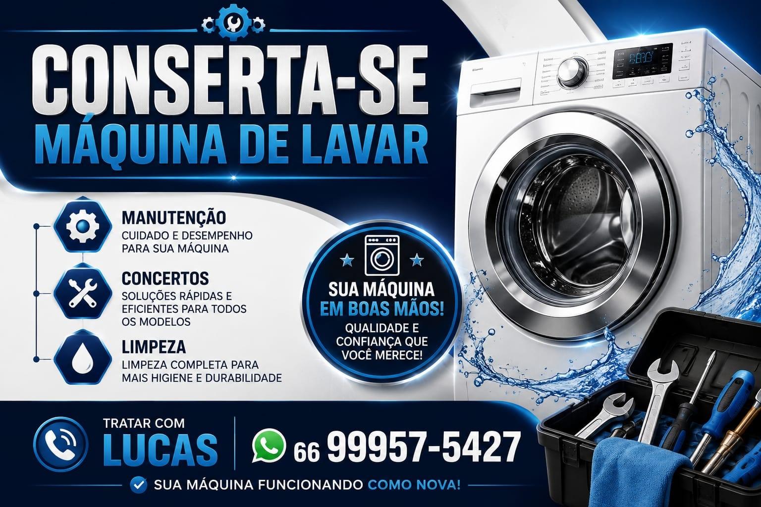 LUCAS CONSERTO DE MÁQUINAS DE LAVAR